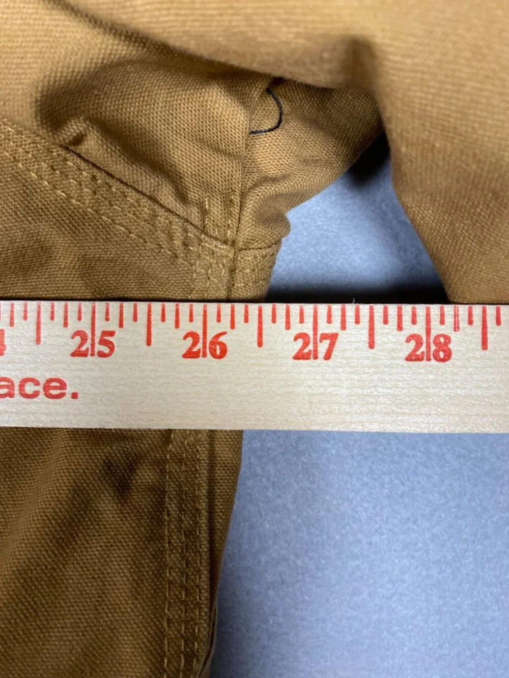 Berne Mens Tan Work Jacket XL Regular Cotton Shell Corduroy Collar Insulated